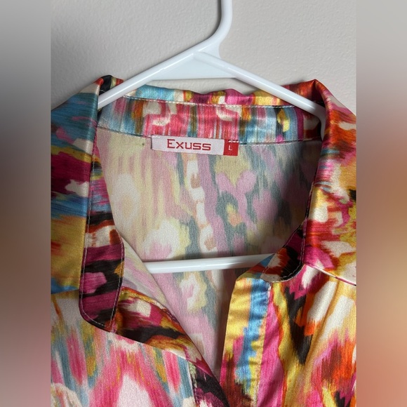 Vibrant Multicolor Patterned Dress - Picture 5 of 5